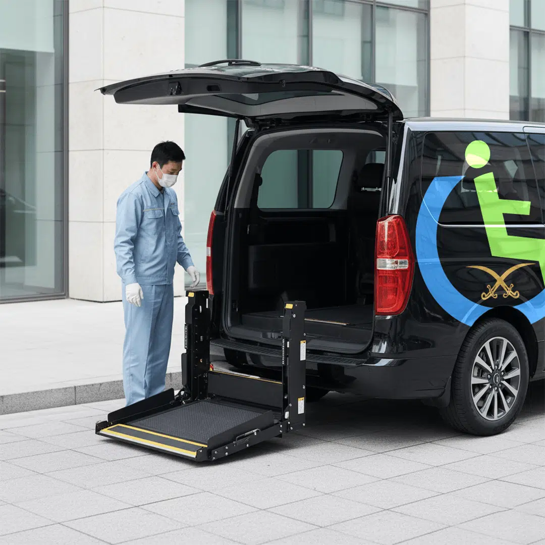 سيارة نقل رافعة كهربائية